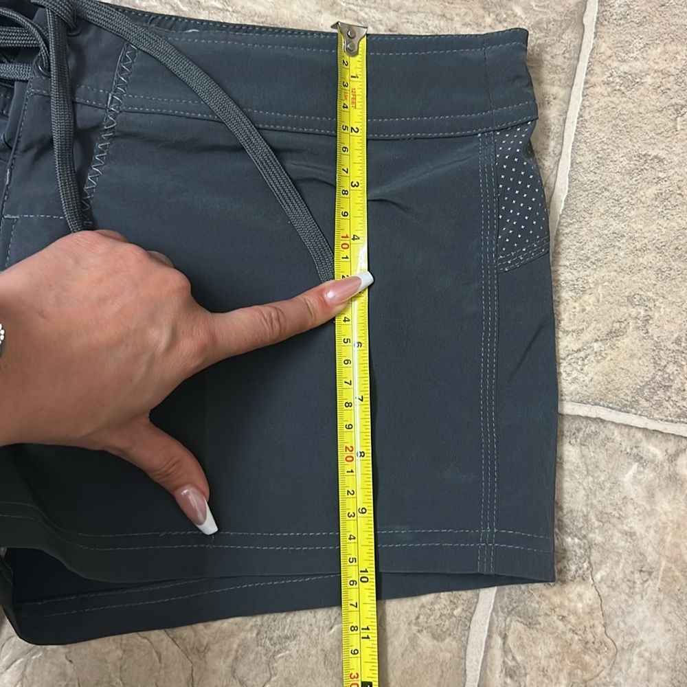 Raya Sun Board Shorts Low Rise Y2K Size Medium Grey Swim Shorts - Picture 9 of 9